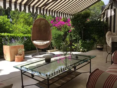 Jardin de l'établissement Un Coin de Paradis