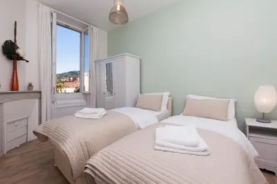 Un ou plusieurs lits dans un hébergement de l'établissement Apartment29