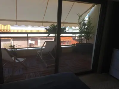 Balcon ou terrasse dans l'établissement Appartement Residence Athena