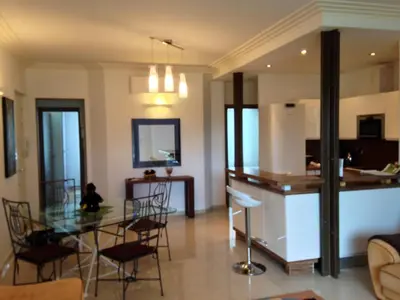 Télévision ou salle de divertissement dans l'établissement Appartement Cannes sur Croisette