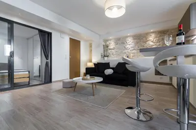 Coin salon dans l'établissement Cosy Home