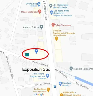 Plan de l'établissement Studio Villa Emilie