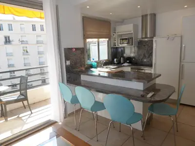 Cuisine ou kitchenette dans l'établissement Palais Rouaze