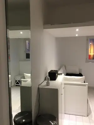 Salle de bains dans l'établissement Studio Croisette Cannes