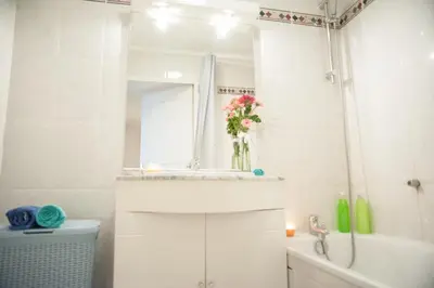 Salle de bains dans l'établissement Palais Alexandra
