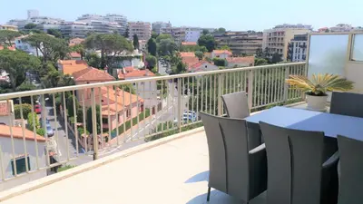Balcon ou terrasse dans l'établissement La Pinede