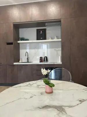 Cuisine ou kitchenette dans l'établissement Touchlux apartments