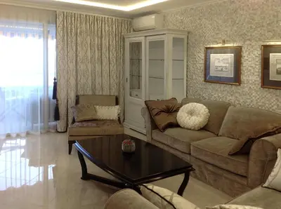 Coin salon dans l'établissement Apartments at Commodoro