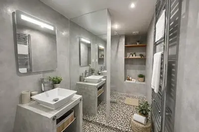Salle de bains dans l'établissement Cannes center perfect 3 bedroom