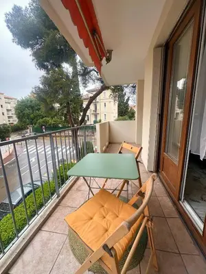 Balcon ou terrasse dans l'établissement AGENCIA appartement 2 chambres LE CORFOU