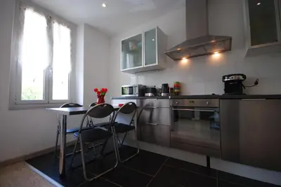 Cuisine ou kitchenette dans l'établissement Le Gambetta 2P 262