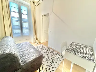Coin salon dans l'établissement Jaurès Home by Welcome to Cannes