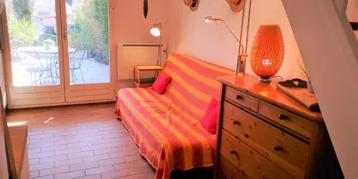 Un ou plusieurs lits dans un hébergement de l'établissement Résidence Cap Azur Maison N° 26