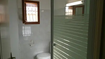 Salle de bains dans l'établissement Résidence Cap Azur Appartement 228