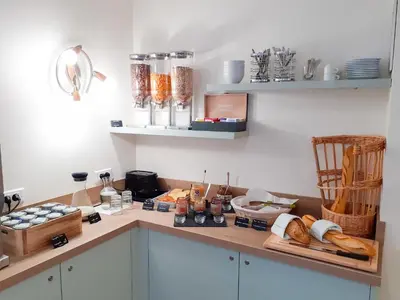 Cuisine ou kitchenette dans l'établissement Zenitude Hôtel-Résidences Le Cannet