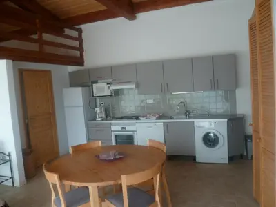Cuisine ou kitchenette dans l'établissement Chambre d'hôtes 