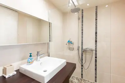 Salle de bains dans l'établissement Villa AD’ALTA