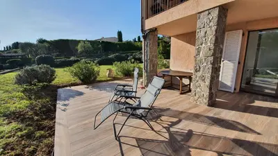 Balcon ou terrasse dans l'établissement French Riviera - Vaugrenier