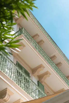 Balcon ou terrasse dans l'établissement Hotel Verlaine