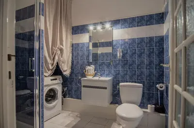 Salle de bains dans l'établissement Studio confort, chic & spacieux Plage de Juan les pins & central