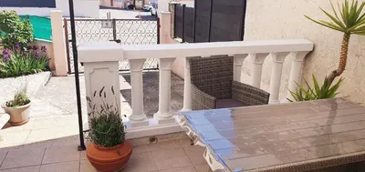 Balcon ou terrasse dans l'établissement Idéale et charmante maisonnette, Mer & Nature, Parking et Terrasse