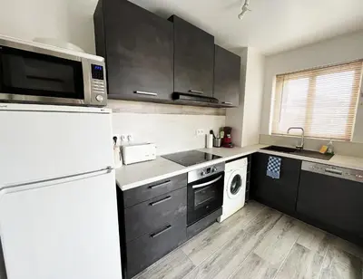 Cuisine ou kitchenette dans l'établissement Maresol