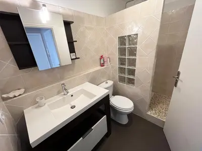 Salle de bains dans l'établissement Maresol