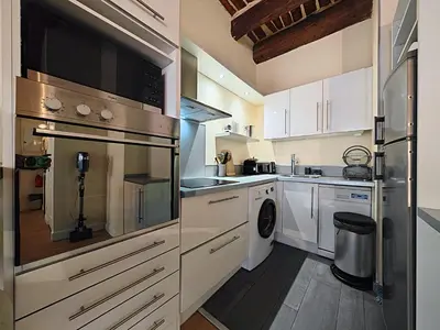 Cuisine ou kitchenette dans l'établissement Croisette carre d'or