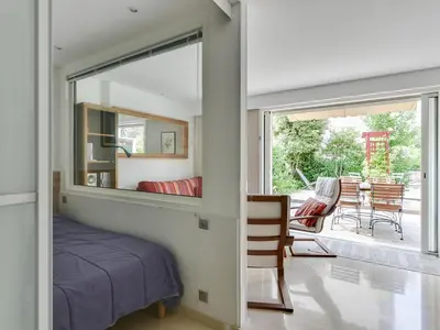 Un ou plusieurs lits dans un hébergement de l'établissement Apartment Villa Schneider by Interhome