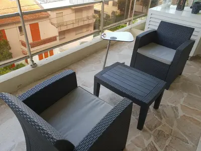 Balcon ou terrasse dans l'établissement Parc Impérial