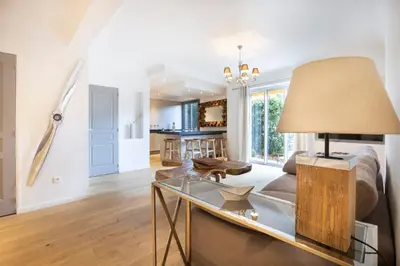 Cuisine ou kitchenette dans l'établissement 3 pièces Luxe Croisette