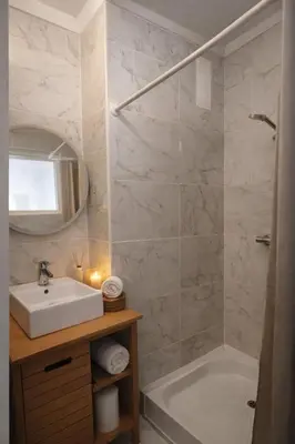 Salle de bains dans l'établissement Apartment Cannes Croisette