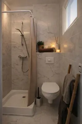 Salle de bains dans l'établissement Apartment Cannes Croisette