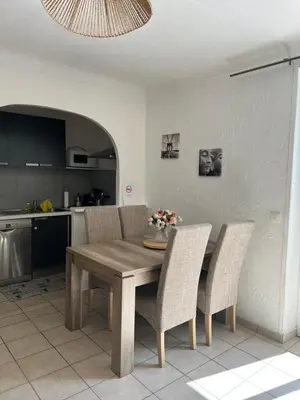 Cuisine ou kitchenette dans l'établissement villa Siana