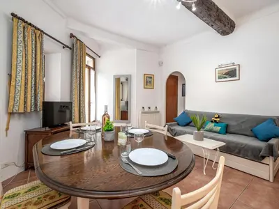 Coin salon dans l'établissement Apartment Rue de la Pompe by Interhome