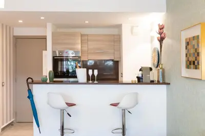 Cuisine ou kitchenette dans l'établissement Sweett - Maison Blanche