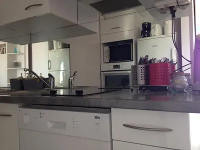 Cuisine ou kitchenette dans l'établissement GL La Frégate