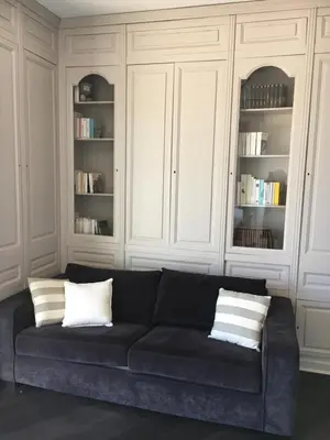 Coin salon dans l'établissement Appartement Le Palais Des Iles