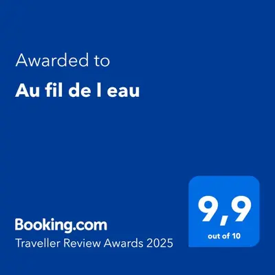 Certificat, récompense, panneau ou autre document affiché dans l'établissement Au fil de l eau