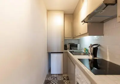 Cuisine ou kitchenette dans l'établissement Magnifique appartement - 15 minutes a pieds PALAIS