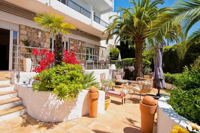 Jardin de l'établissement Hôtel La Villa Cap d’Antibes