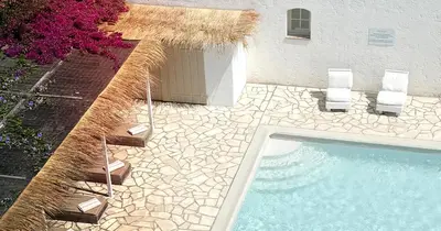Piscine de l'établissement Blanc Sable Hôtel ou située à proximité