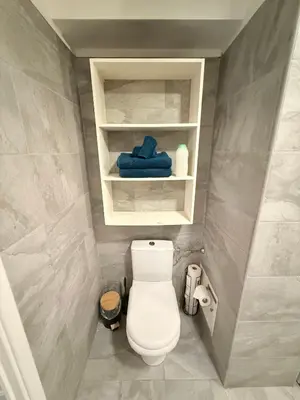 Salle de bains dans l'établissement Le Gallieni