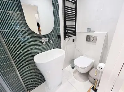 Salle de bains dans l'établissement Fantastic penthouse 3 bedroom Croisette 406