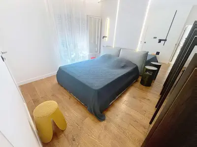 Un ou plusieurs lits dans un hébergement de l'établissement Fantastic penthouse 3 bedroom Croisette 406