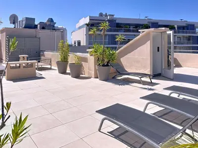 Balcon ou terrasse dans l'établissement Fantastic penthouse 3 bedroom Croisette 406