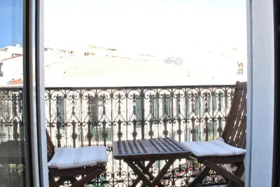 Balcon ou terrasse dans l'établissement Lecerf 2P CUR1095