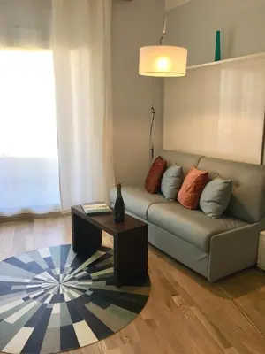 Coin salon dans l'établissement Arthur Properties Bel Air