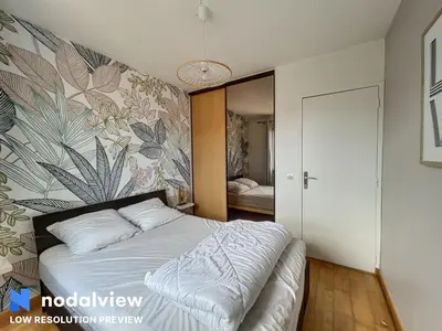 Un ou plusieurs lits dans un hébergement de l'établissement Villa Azurella
