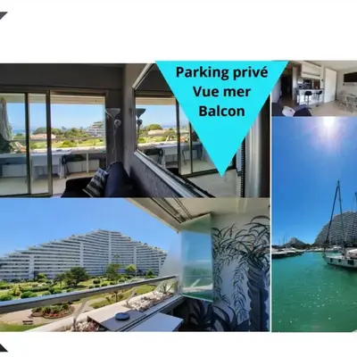 Lovely apartment in Marina Baie des Anges- Baronnet - Sew view